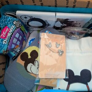 Disney Mickey Mouse Silver Jewelry Set